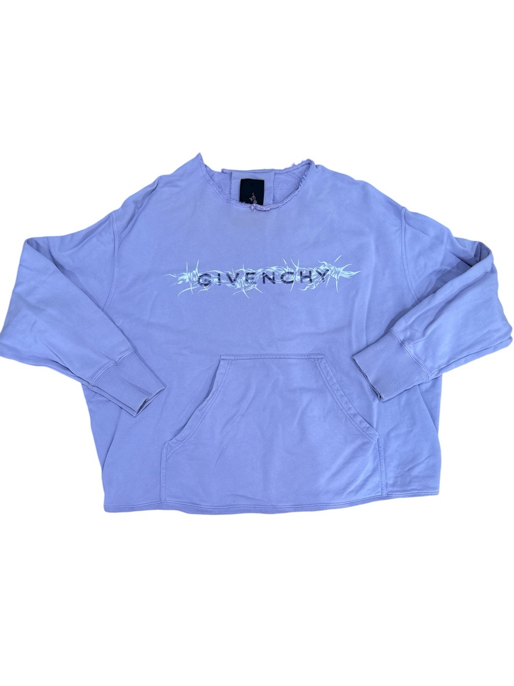 Givenchy Purple Logo Pullover Sweatshirt